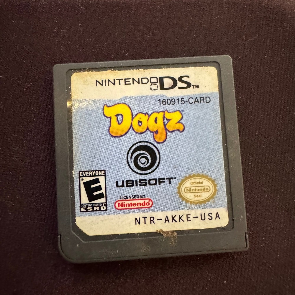 Dogz Nintendo DS Game Cartridge Ubisoft NTR-AKKE-USA Pet Simulation